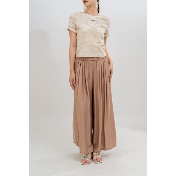 Elastic Loose Wide Leg Pants